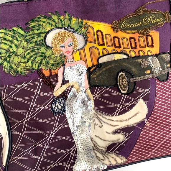 Prezzo Purple Ocean Drive Embellished Prezzo Purse - Picture 2 of 11